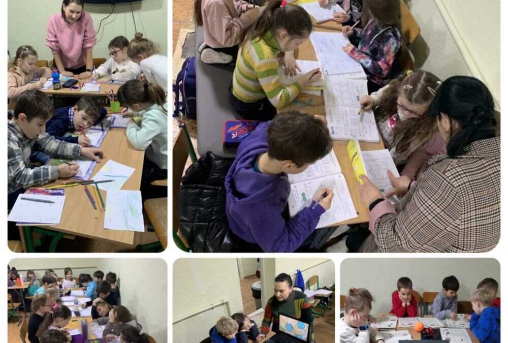 Навчальний процес триває навіть коли ми в укритті!